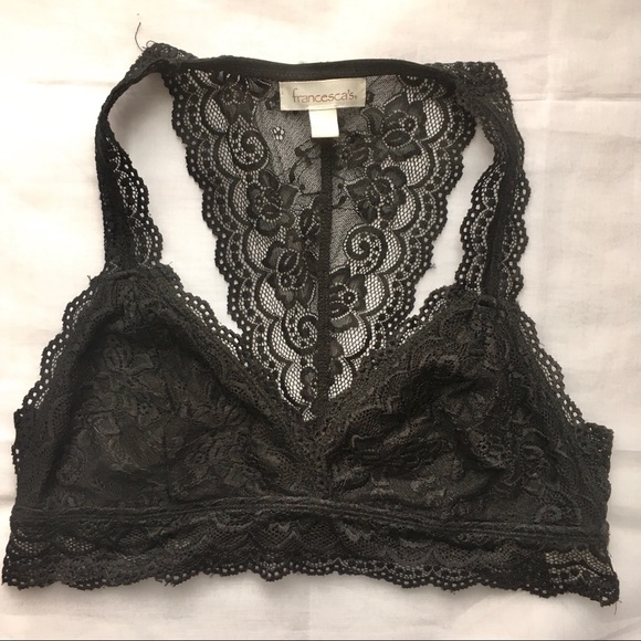 Francesca’s Lace Bralette - Black - Picture 2 of 7